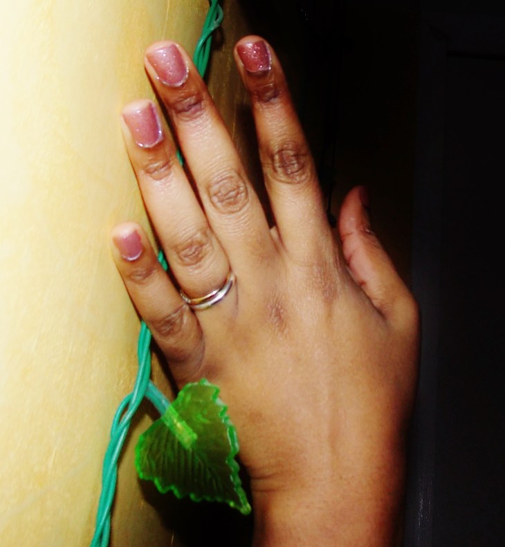 Vernis Bourjois gel Mauve Futuriste + Glitter