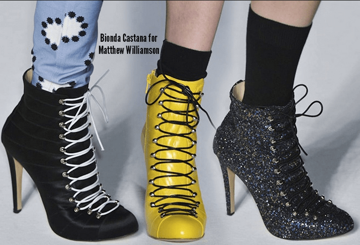 bionda castana collabore avec Matthew Williamson