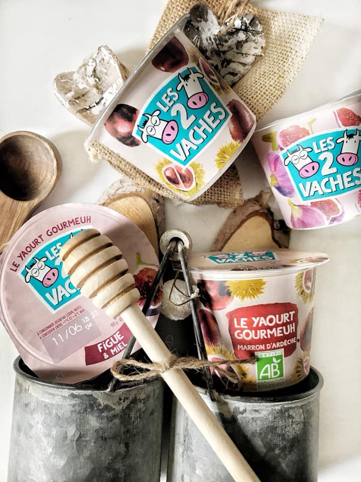 les yaourts les 2 vaches