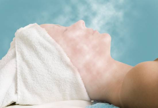 femme dans un spa