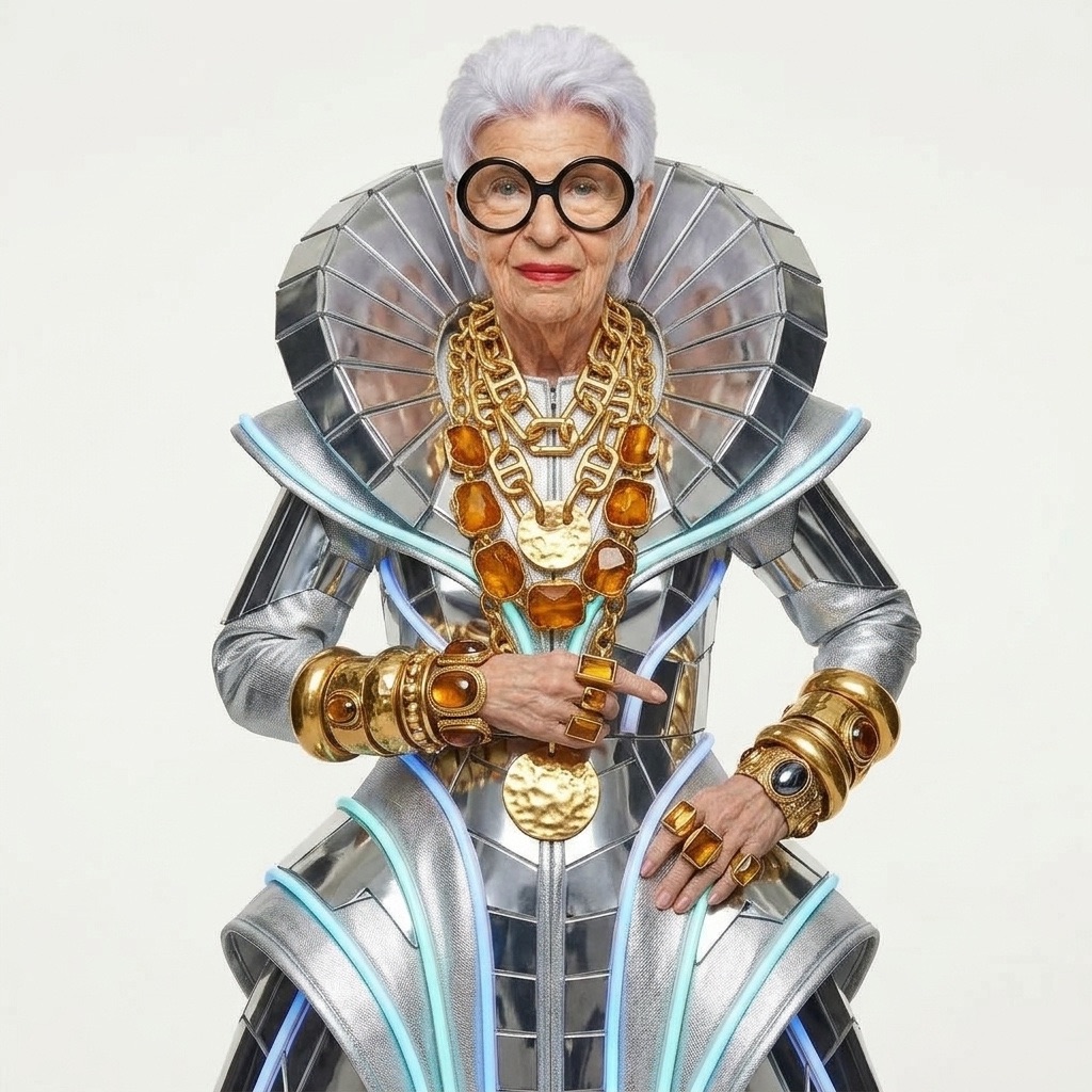 manifeste Iris Apfel plus couleurs, moins règles